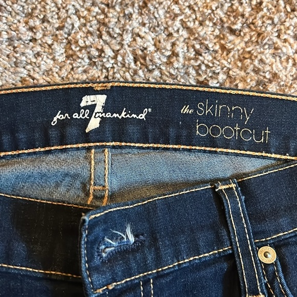 7 for all mankind skinny bootcut - Picture 3 of 5